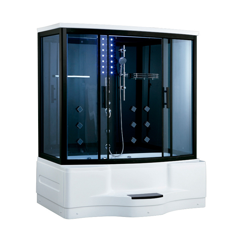 Home Bathroom With Sauna - Home bathroom music function glass luxury