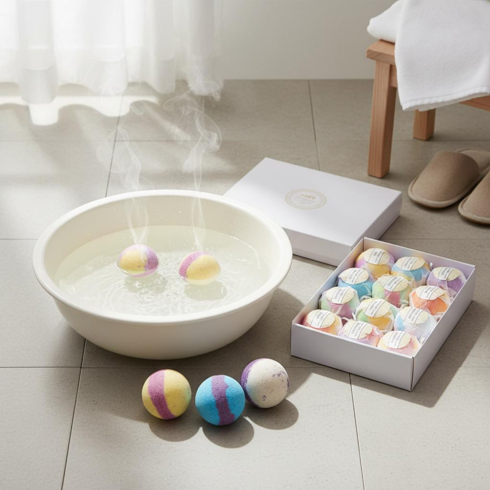 Home One Bathroom - Bath Fizzy Foam Bath Orb Gift