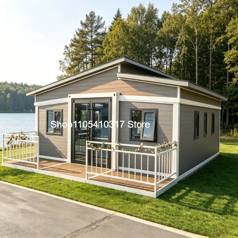 Tiny Home Bathroom Kitchen - Customized 20ft 2 Story Folding Container