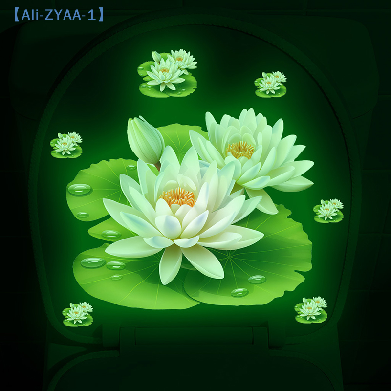 Jet Home Bathroom - 【ZYAA-1】Noctilucous Wall Sticker Bathroom Toilet Decor