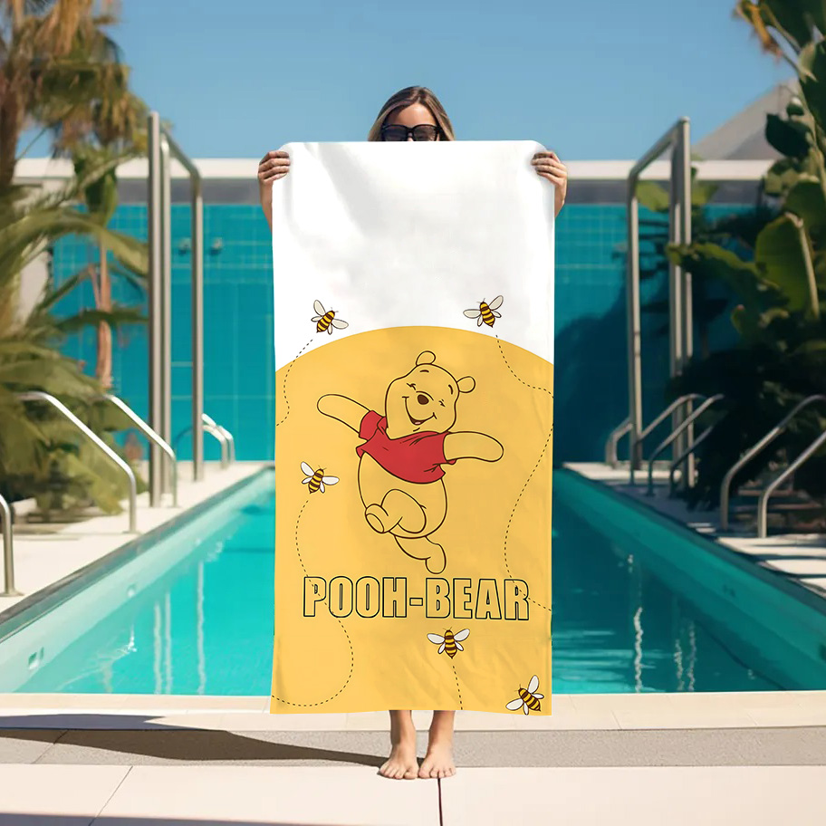 Large Bath Towel W-Winnie the  - Home Bathroom With Sauna recension och pris