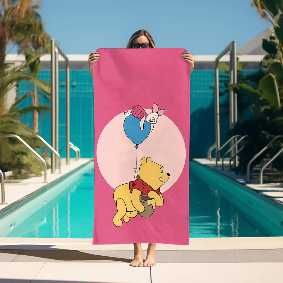 Large Bath Towel W-Winnie the  - Home Bathroom With Sauna recension och pris