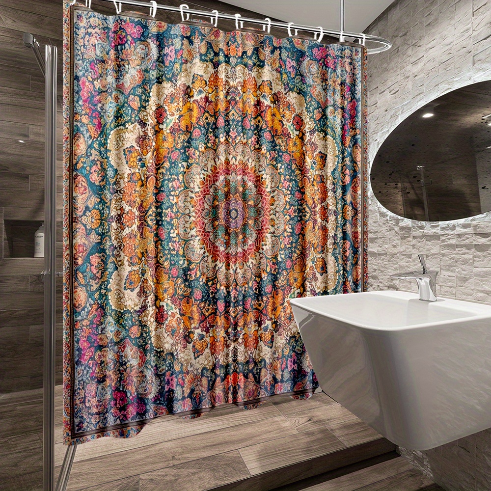 Shower Curtain Multi Sizes 2D  - Home Bathroom Partition recension och pris