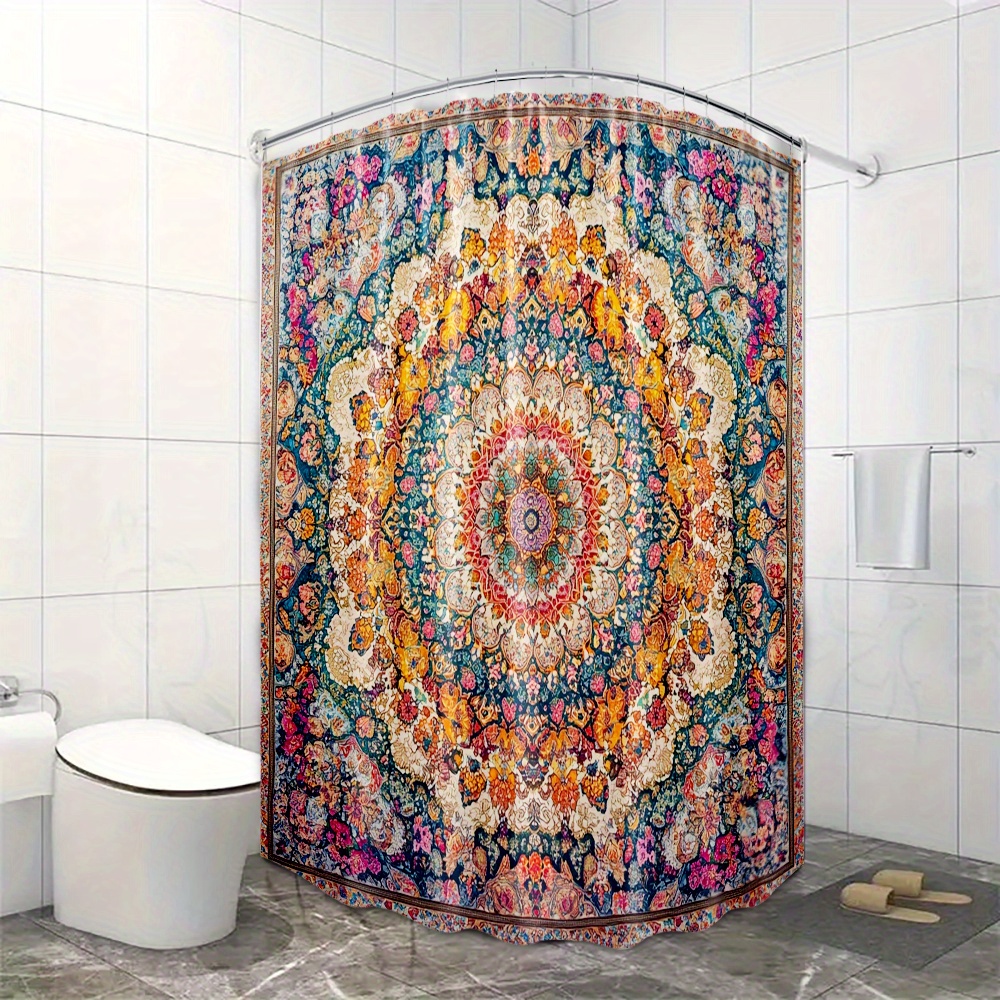 Shower Curtain Multi Sizes 2D  - Home Bathroom Partition recension och pris
