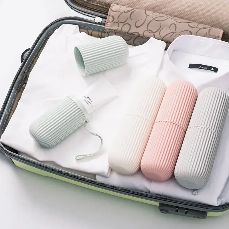 Travel Toothbrush Cup Box Roun - Home Bathroom Organizer recension och pris