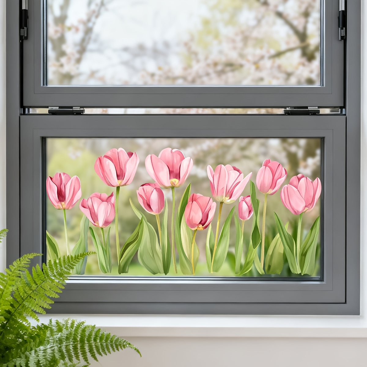 1Pc Romantic Pink Tulip Bouque - Home One Bathroom recension och pris