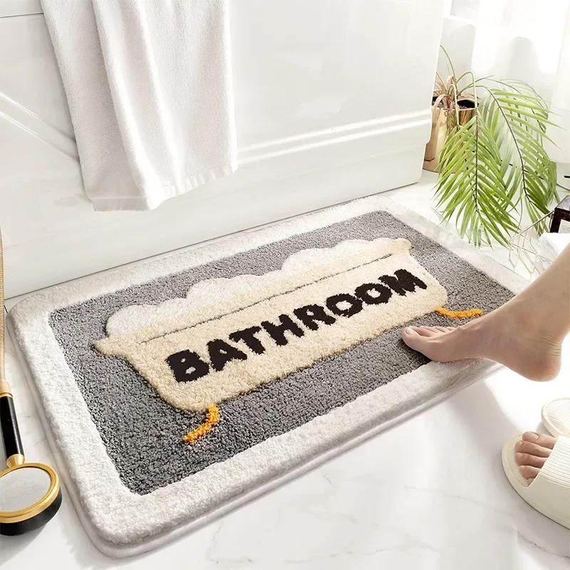 Bath Mat Non Slip Soft Faux Wo - Zara Home Bathroom Mat recension och pris