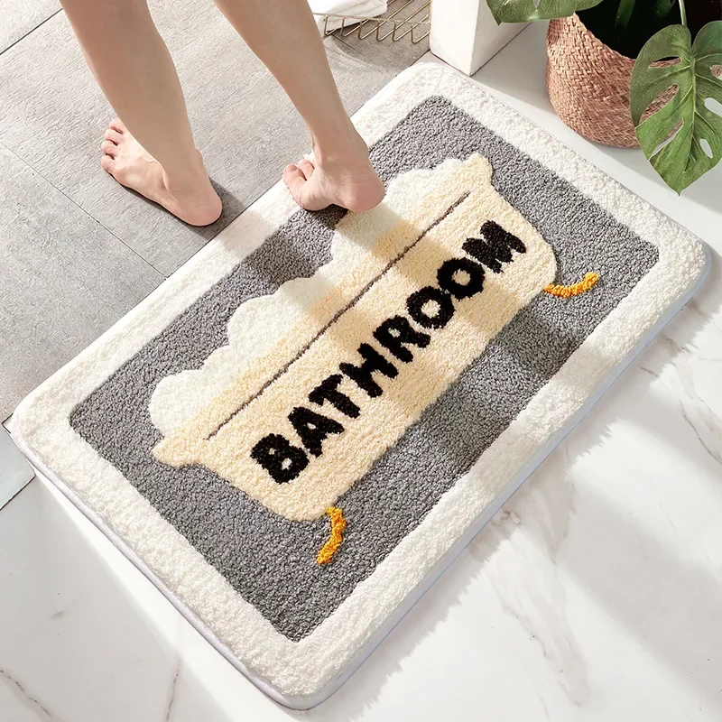 Bath Mat Non Slip Soft Faux Wo - Zara Home Bathroom Mat recension och pris