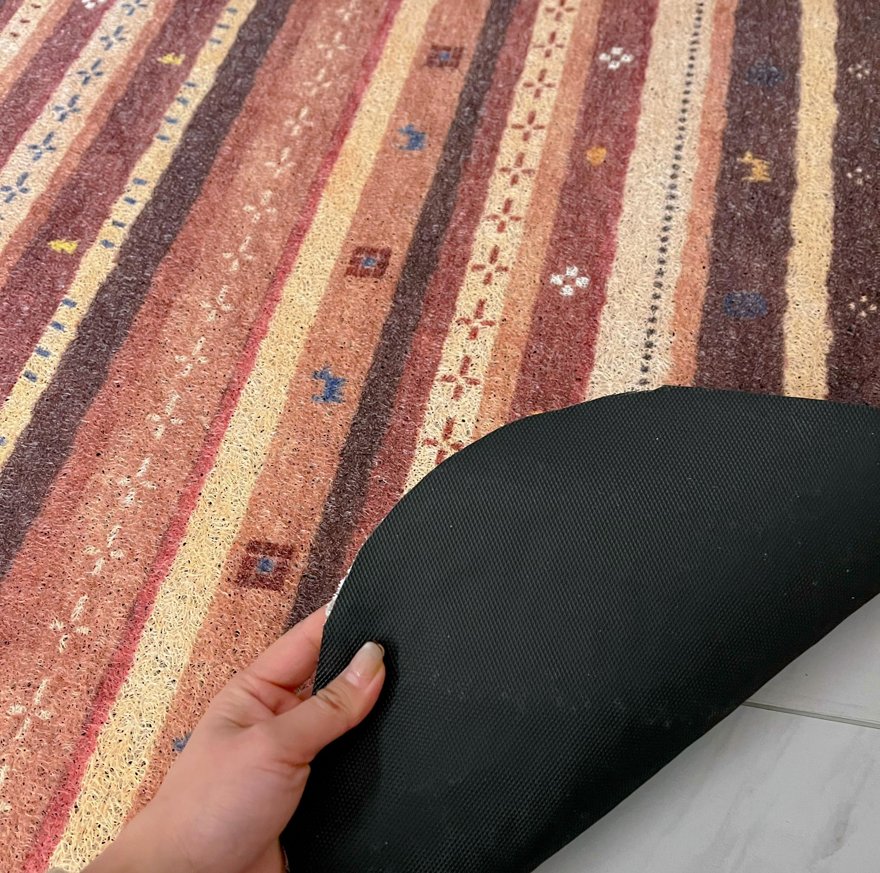 Boho Striped Door Mat, Entranc - Japan Bathroom.Home recension och pris