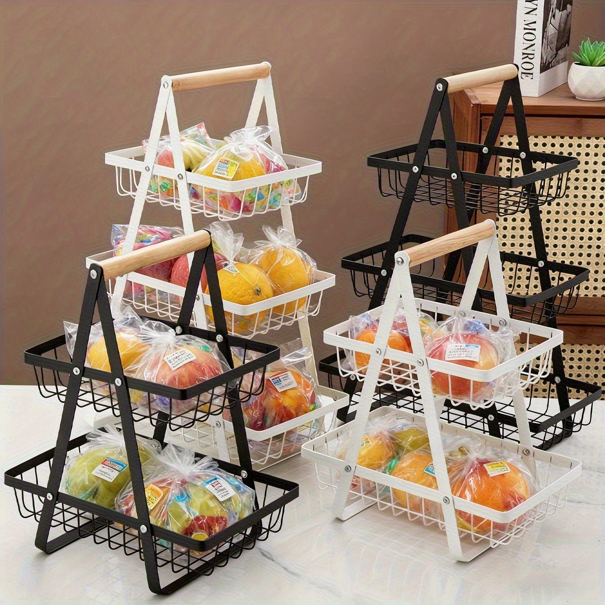 1pc Storage Rack with Handles  - Home Bathroom Shelf recension och pris