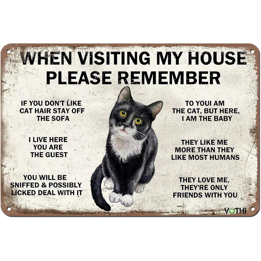 Iron Cat Sign | 