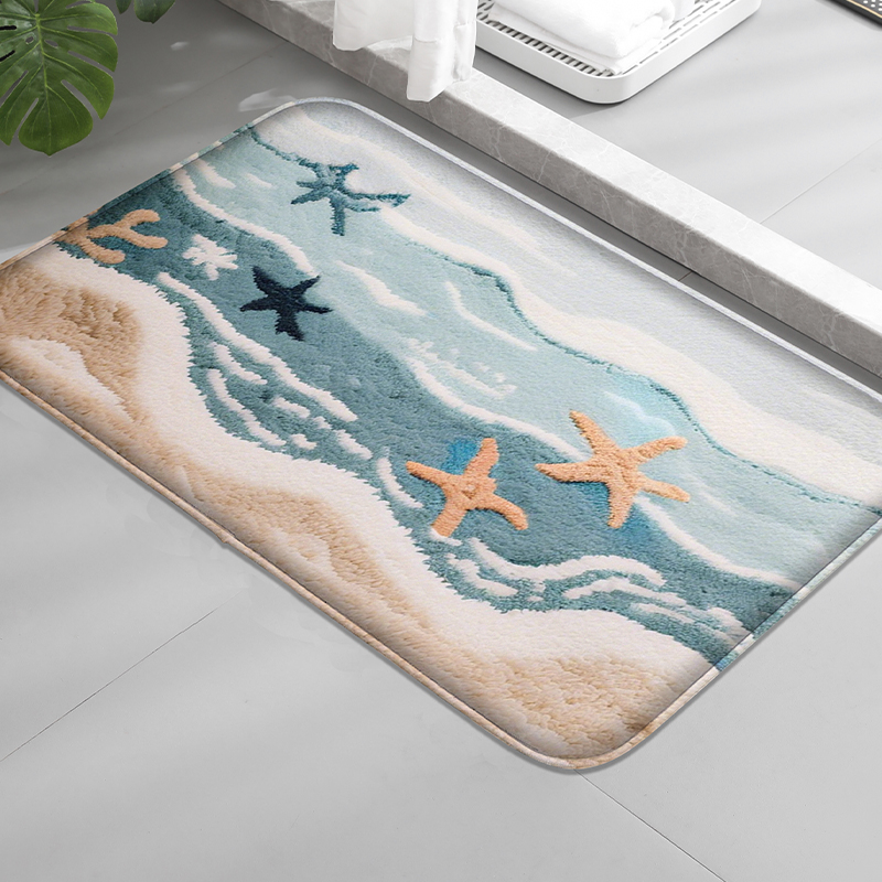 Sea star printed floor mat, ba - Zara Home Bathroom Mat recension och pris