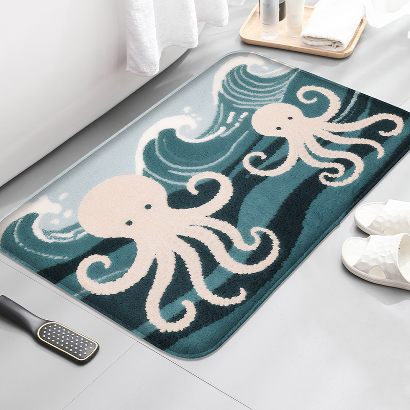 Sea star printed floor mat, ba - Zara Home Bathroom Mat recension och pris
