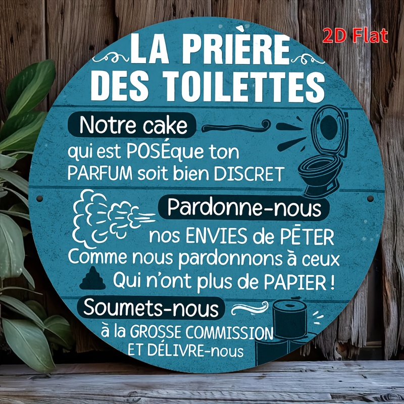 La Prière Des Toilettes Funny  - Home Bathroom Reno recension och pris
