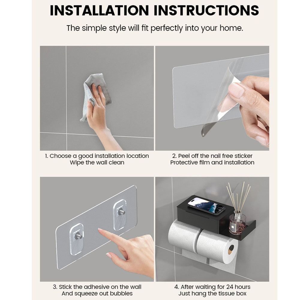 Stainless Steel Toilet Paper H - Toilet Paper Holder recension och pris