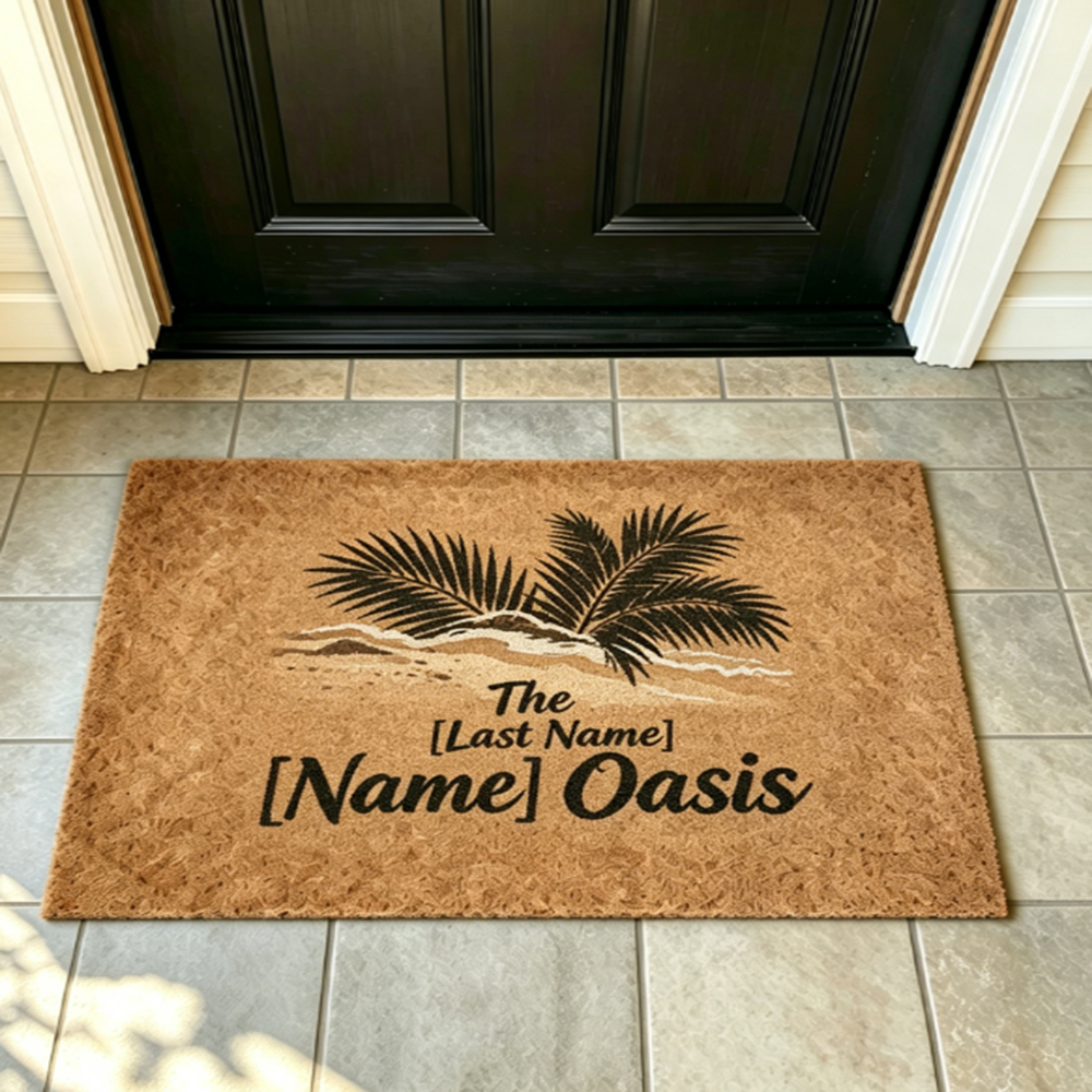 Durable Home Entrance Mat Cust - Home Bathroom Name recension och pris