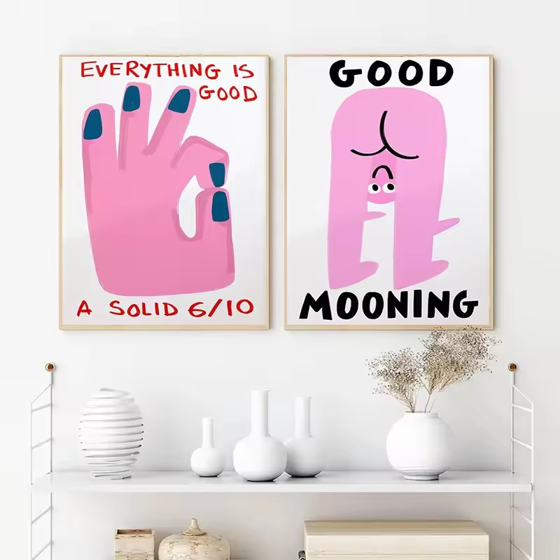 Humorous Slogan Nice Bum Carto - Home One Bathroom recension och pris