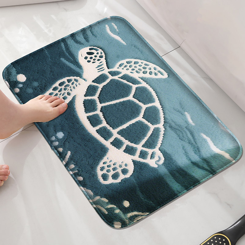 Turtle bathroom anti slip floo - Zara Home Bathroom Mat recension och pris