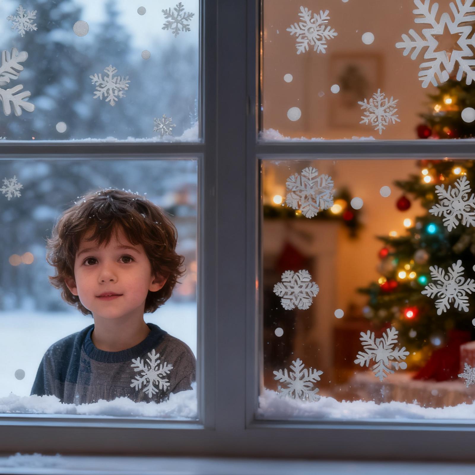 Holiday Window Clings Static R - Home Bathroom Tiles recension och pris