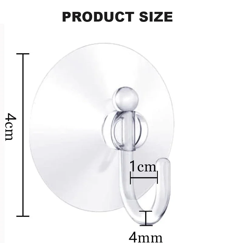 10/5Pcs Suction Cup Hooks Stro - Home Bathroom Window recension och pris