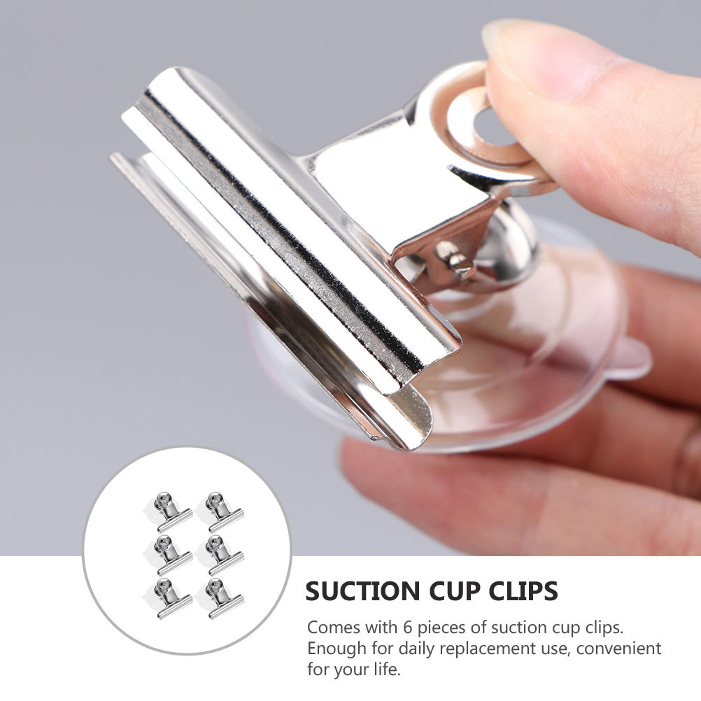 5Pcs Stainless Suction Clips S - Home Bathroom Window recension och pris