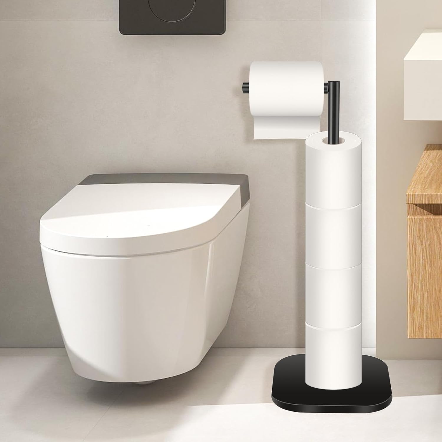 Freestanding Toilet Paper Hold - Toilet Paper Holder recension och pris