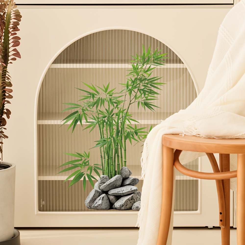 Watercolor Green Bamboo Leaf P - Home Bathroom Tiles recension och pris