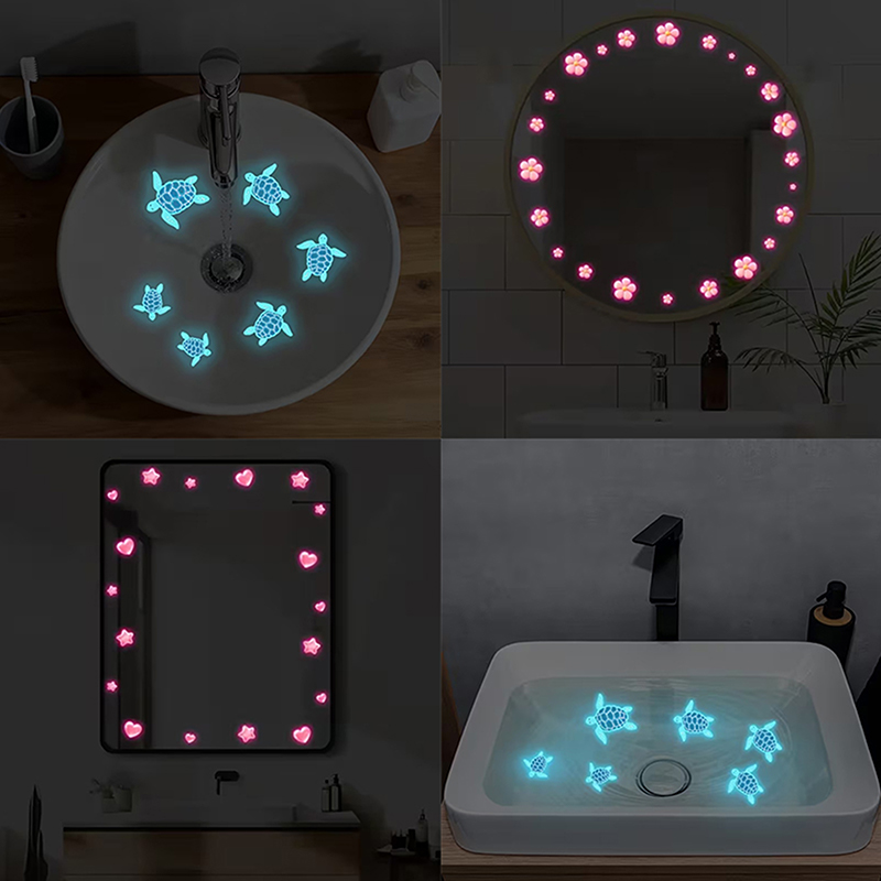 1PC Glow-in-the-Dark Turtle Ba - Jet Home Bathroom recension och pris