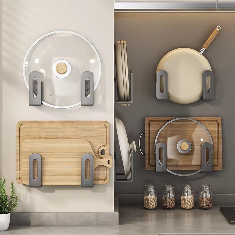 2pcs/set Pot Lid Rack Pot Cove - Tiny Home Bathroom Kitchen recension och pris