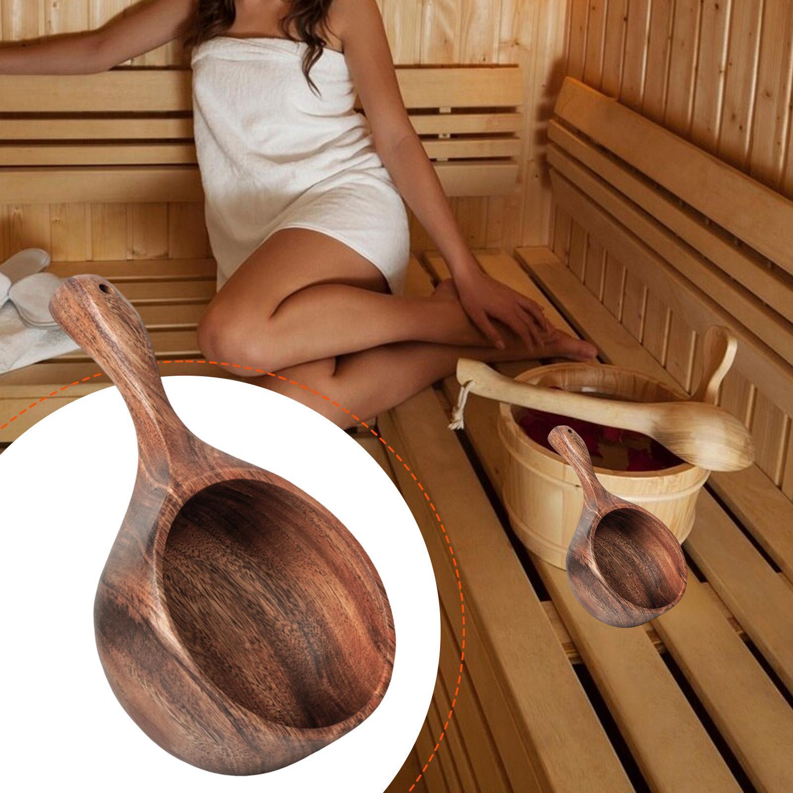 Wooden Sauna Ladle,Household U - Home Bathroom With Sauna recension och pris