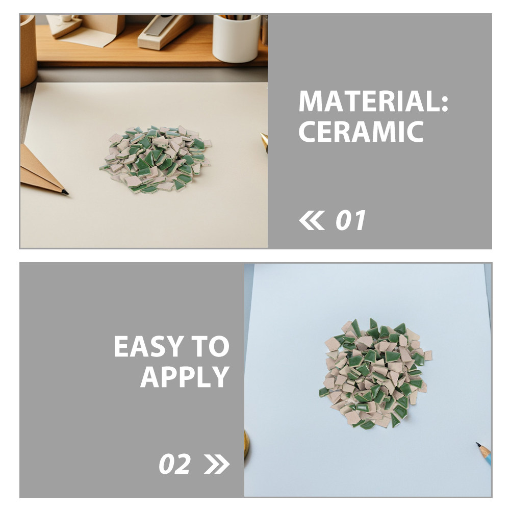 1Pack DIY Irregular Broken Cer - Home Bathroom Tiles recension och pris
