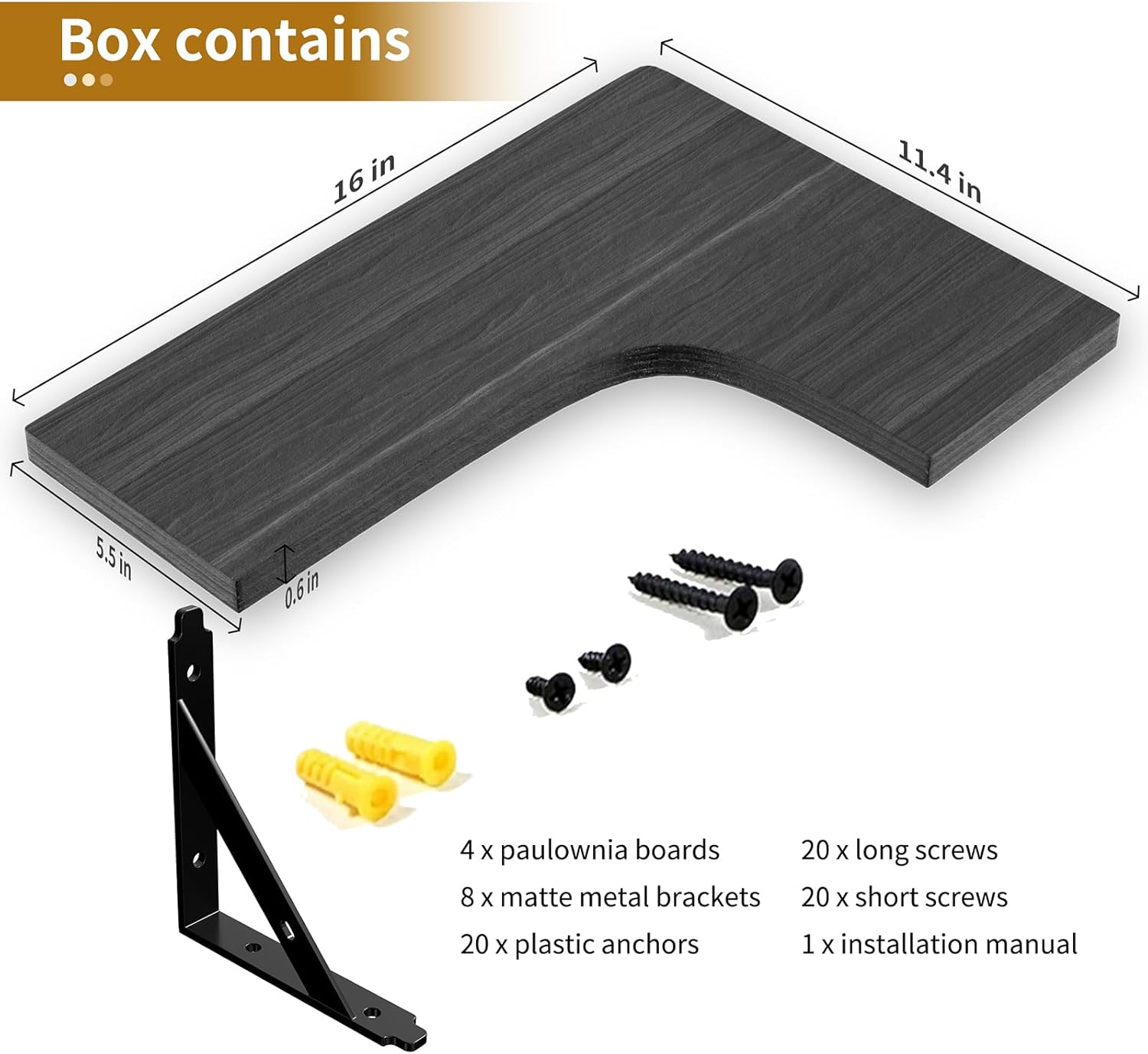 Corner Floating Shelves Set of - Home Bathroom Shelf recension och pris