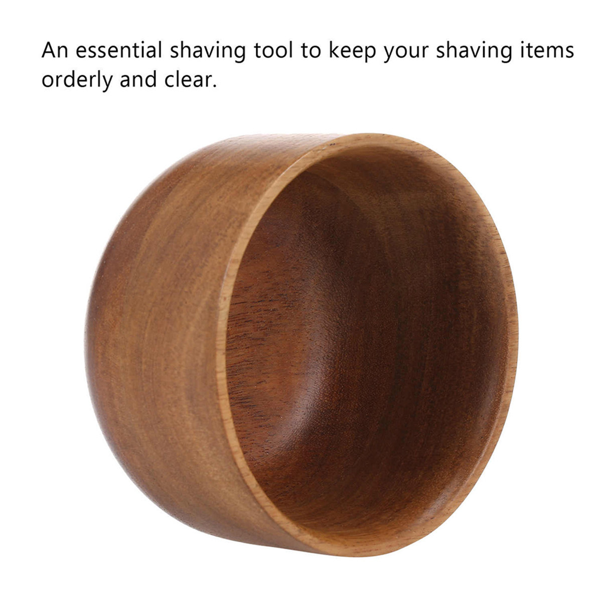 Wooden Men Shaving Bowl Light  - Home One Bathroom recension och pris