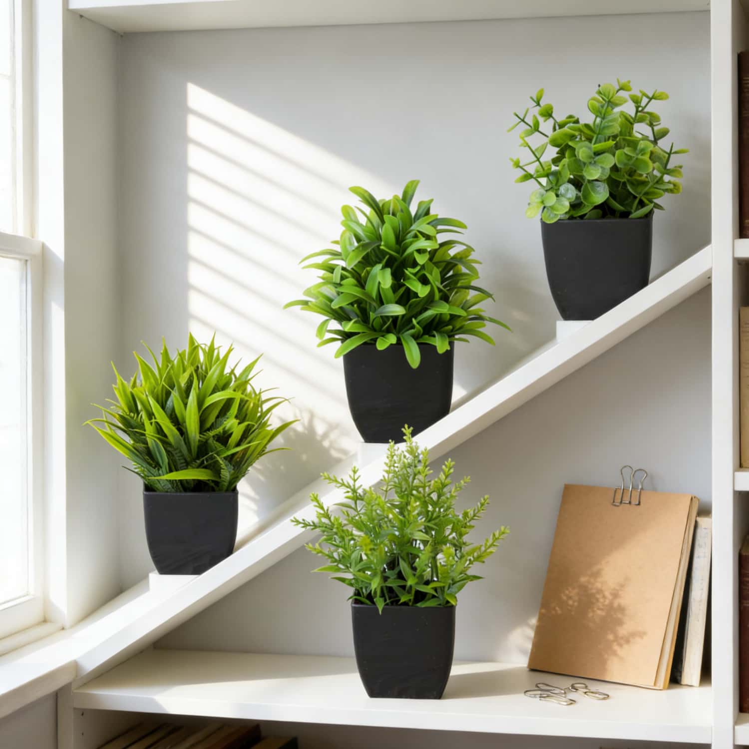 1pc Realistic Mini Eucalyptus  - Home Bathroom Shelf recension och pris