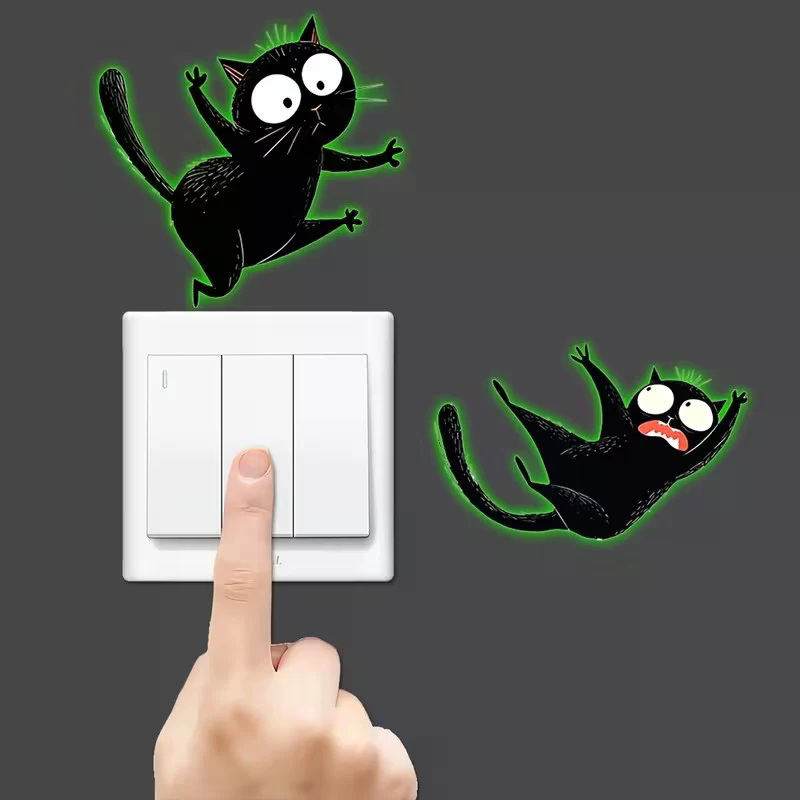 Glow-In-The-Dark Switch Sticke - Jet Home Bathroom recension och pris