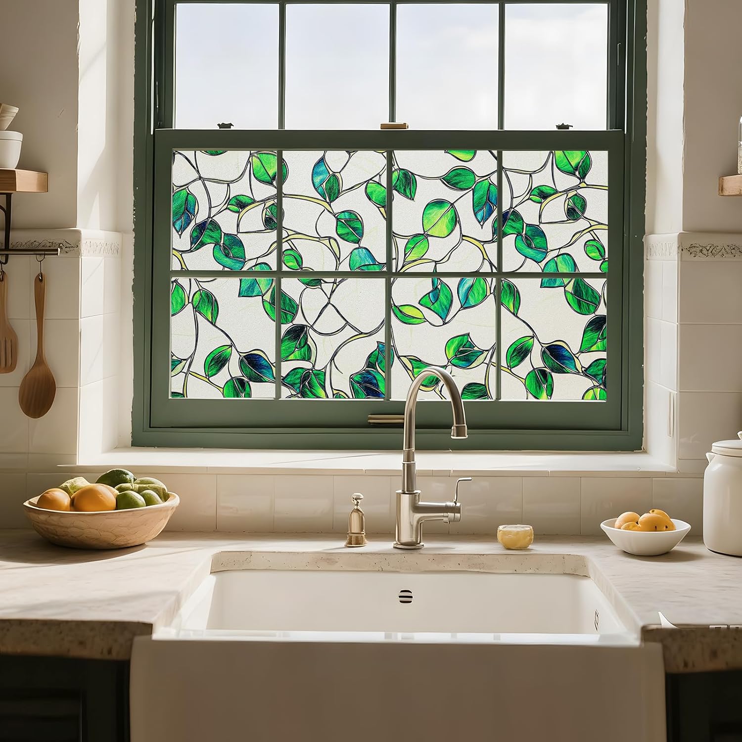 Frosted Glass Window Film for  - Home Bathroom Window Tint recension och pris