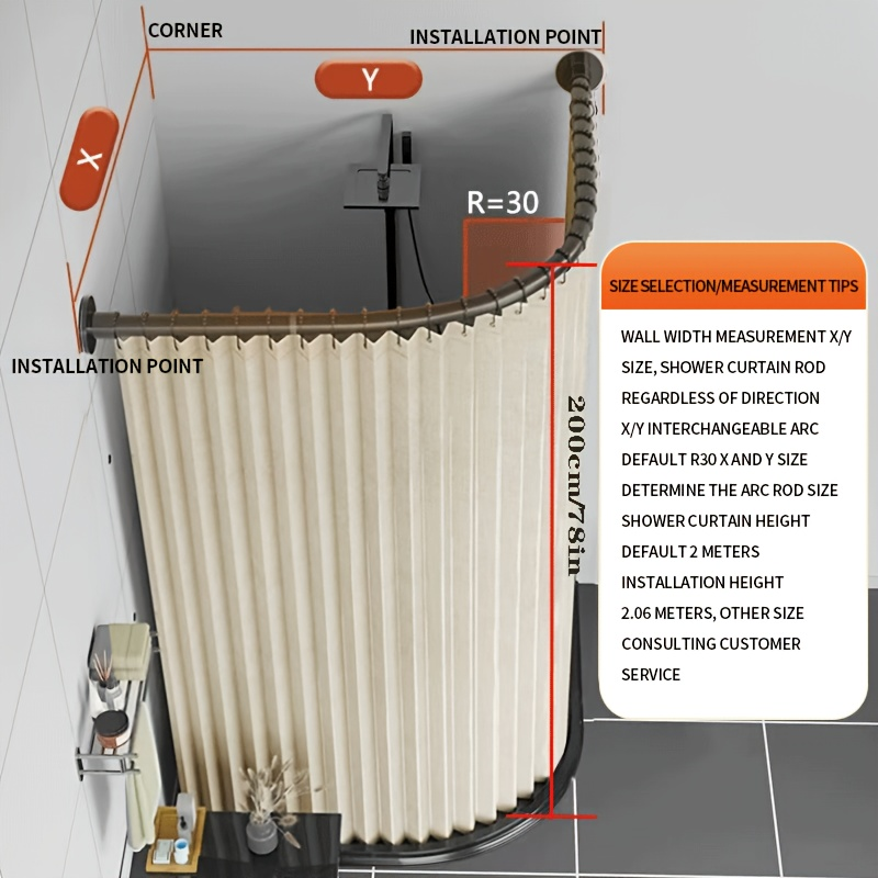 Arcane Bathroom Shower Curtain - Home Bathroom Partition recension och pris