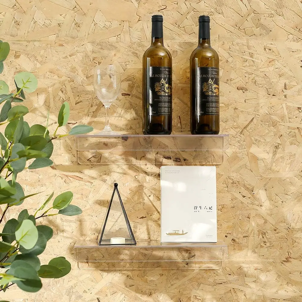 Clear Acrylic Floating Shelves - Home Bathroom Shelf recension och pris