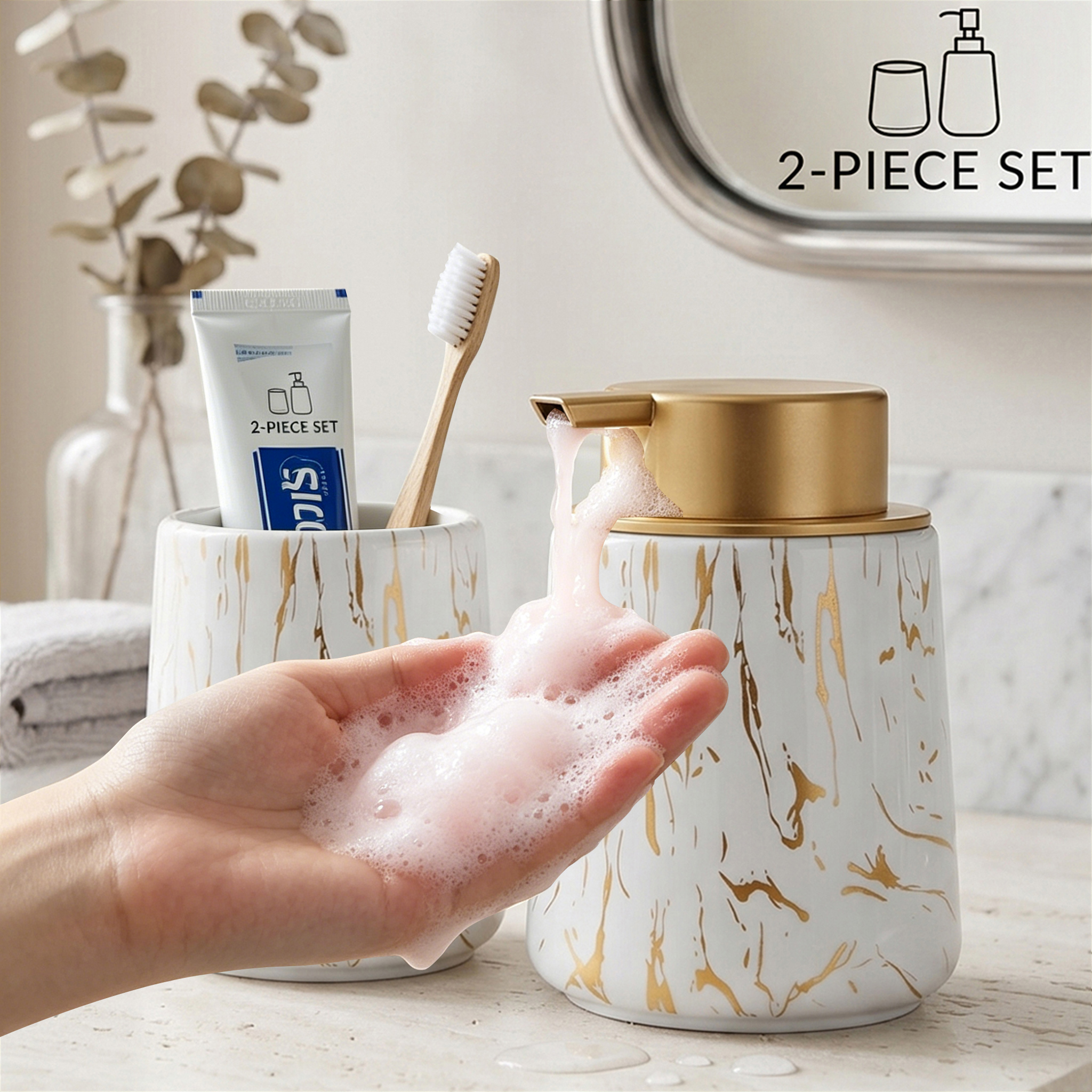 Bathroom Accessories Set - Foa - Tiny Home Bathroom Kitchen recension och pris