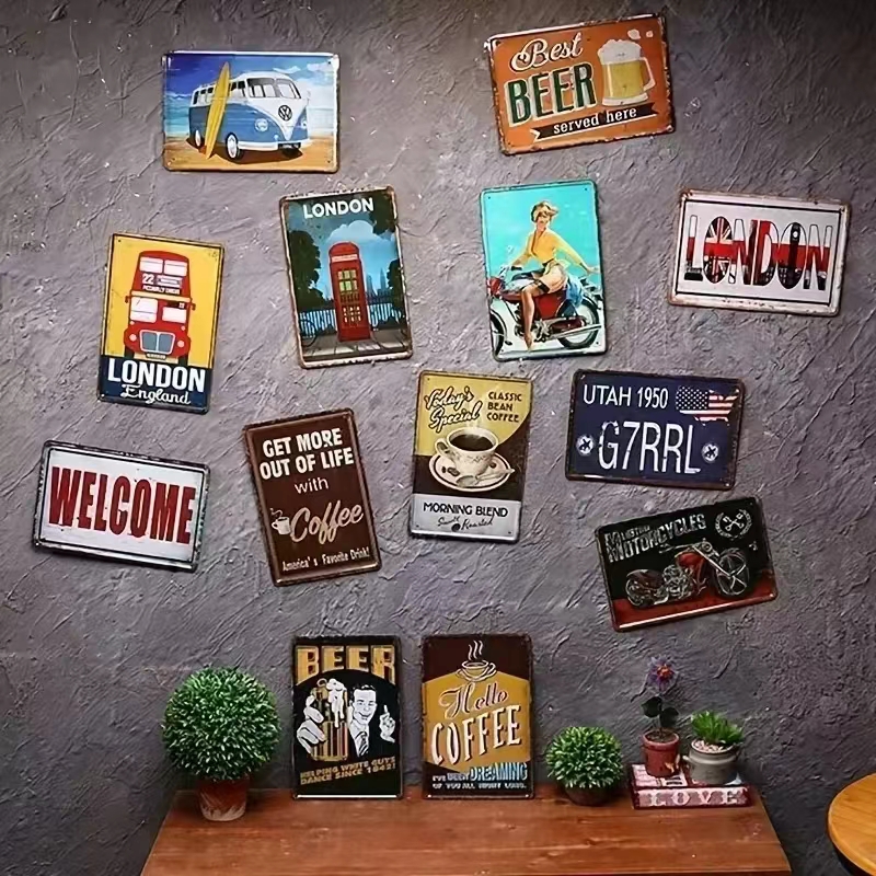 Kitten Bathroom Metal Tin Sign - Bathroom Home Visit recension och pris
