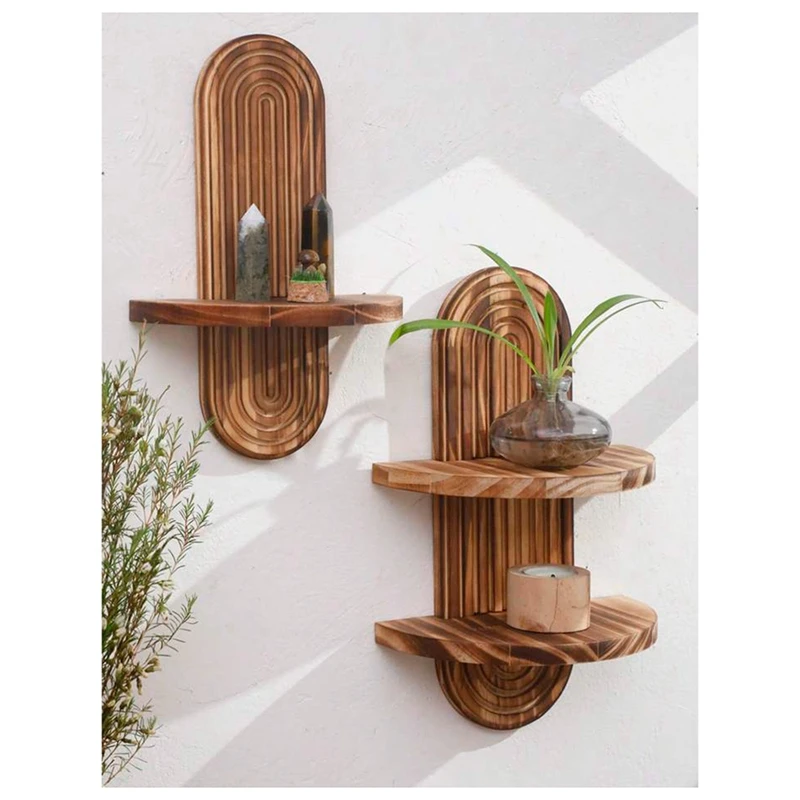 Geometric Wall-Mounted Shelf R - Home Bathroom Shelf recension och pris