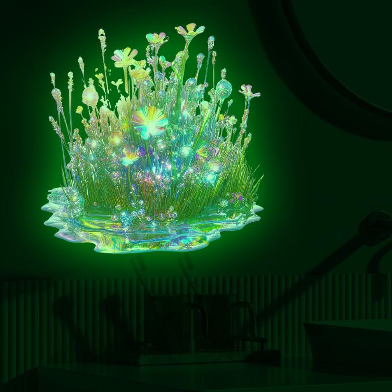 Glow-in-the-Dark Flower Plant  - Jet Home Bathroom recension och pris