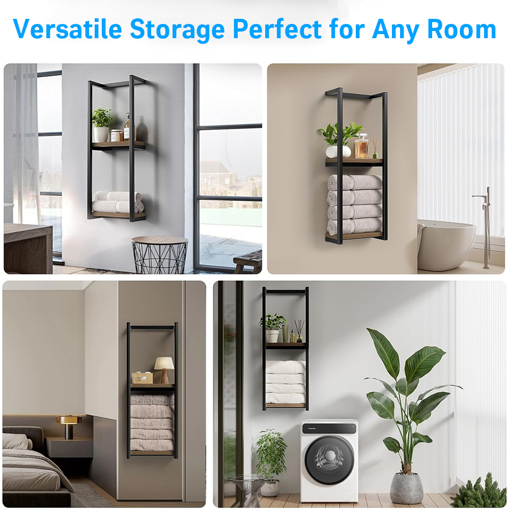 Towel Racks for Bathroom,2 Tie - Home Bathroom Shelf recension och pris