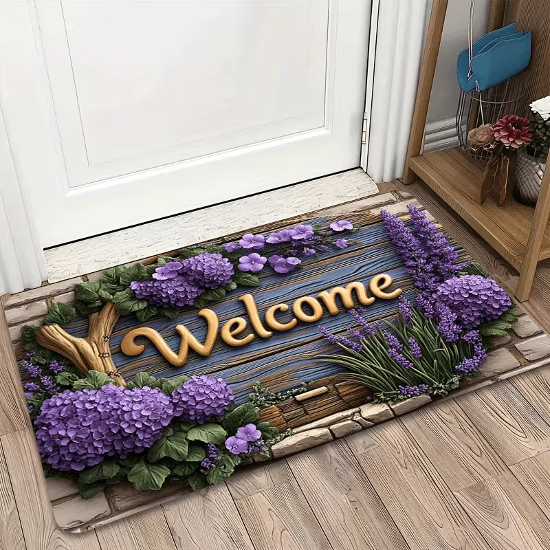 Lavender Welcome Mat Is Suitab - Zara Home Bathroom Mat recension och pris