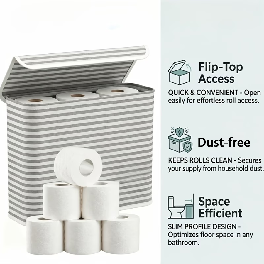1pc Foldable Toilet Paper Stor - Toilet Paper Holder recension och pris