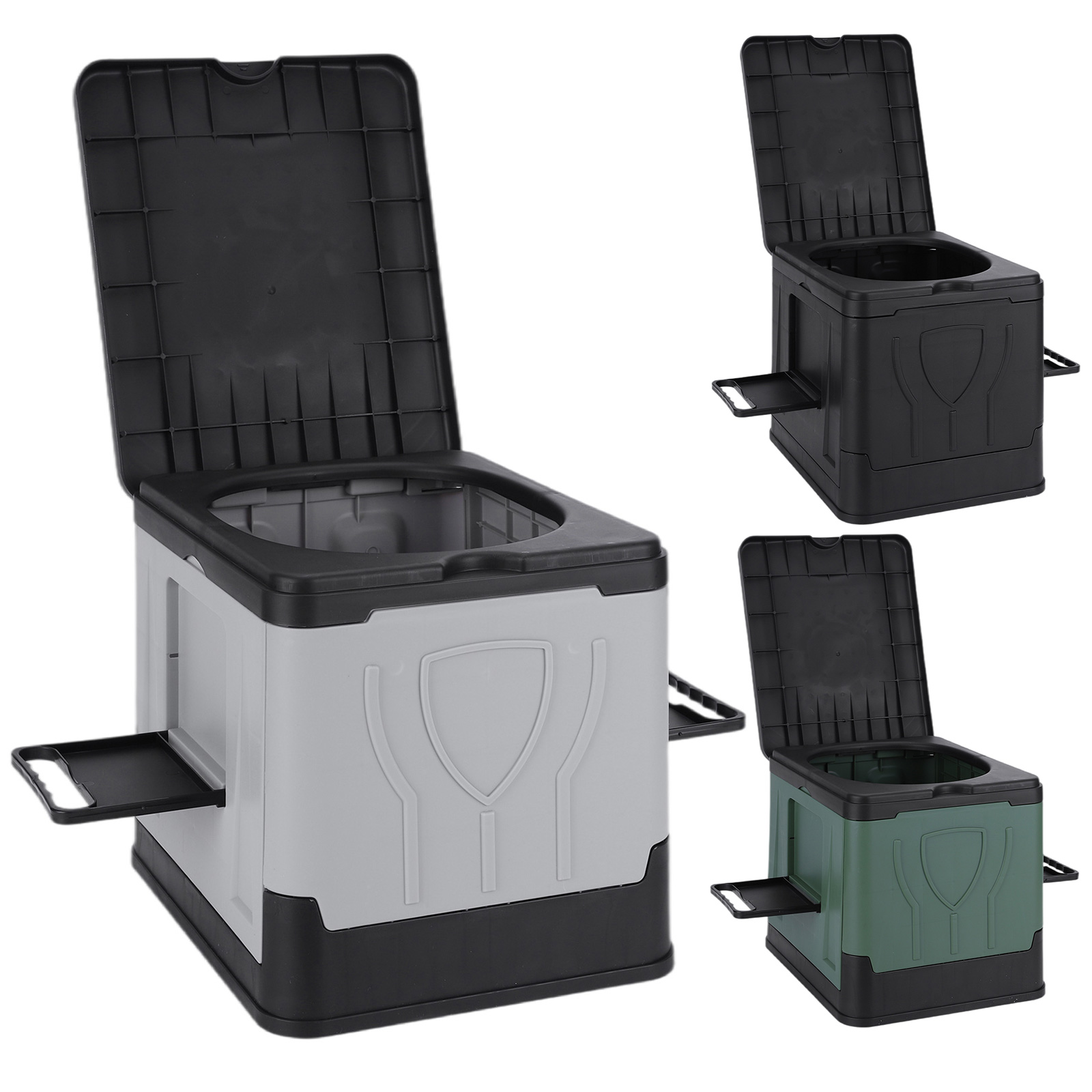 Camping Toilet, Portable Toile - Toilet Paper Holder recension och pris
