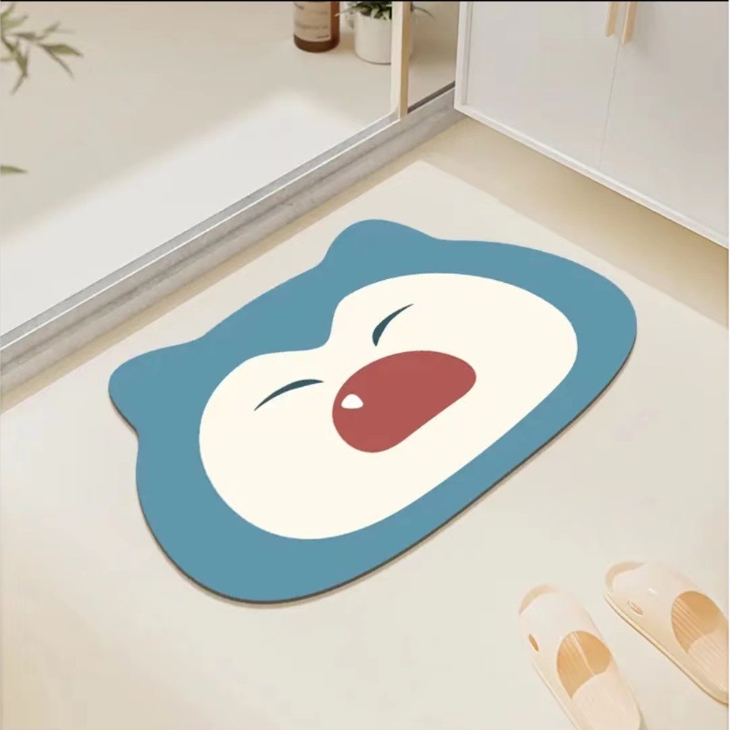 VIKAMA Alien Cartoon Diatom Mu - Zara Home Bathroom Mat recension och pris