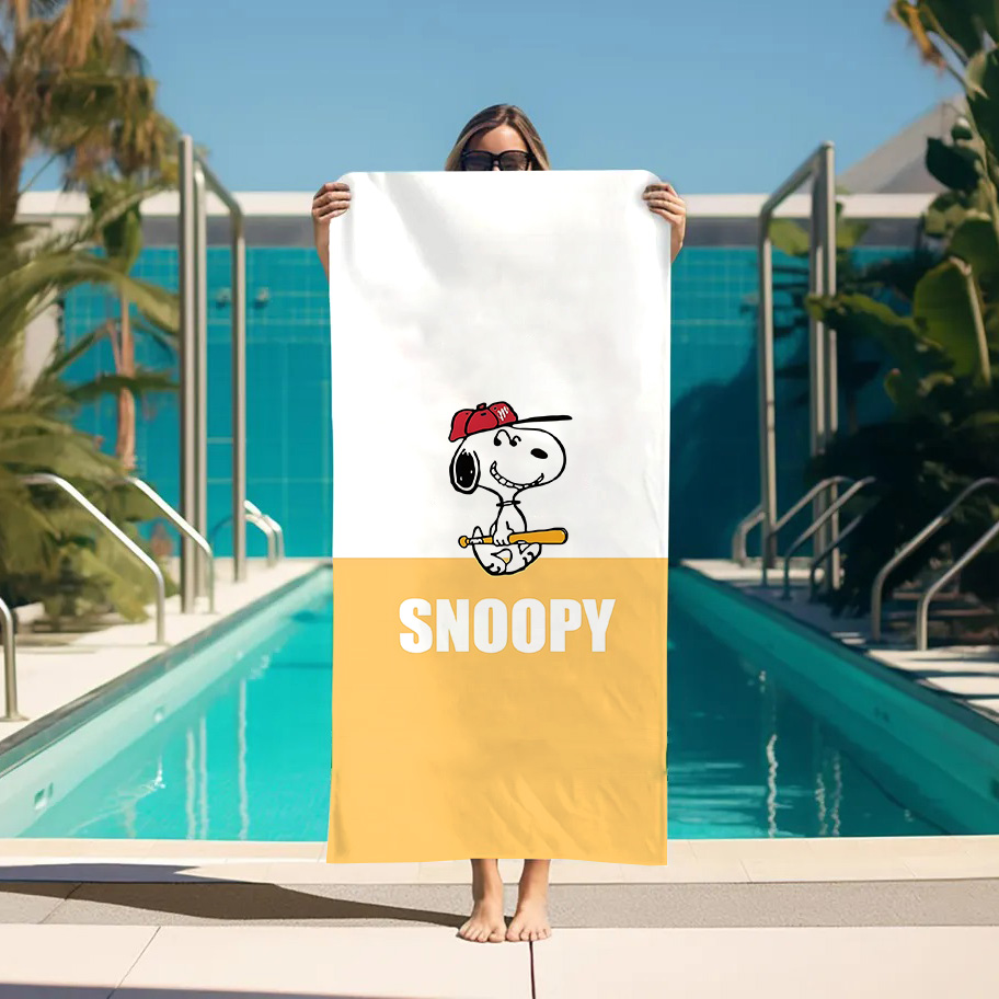 Beach Towels S-Snoopyes Bathro - Home Bathroom With Sauna recension och pris