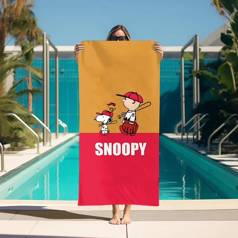 Beach Towels S-Snoopyes Bathro - Home Bathroom With Sauna recension och pris