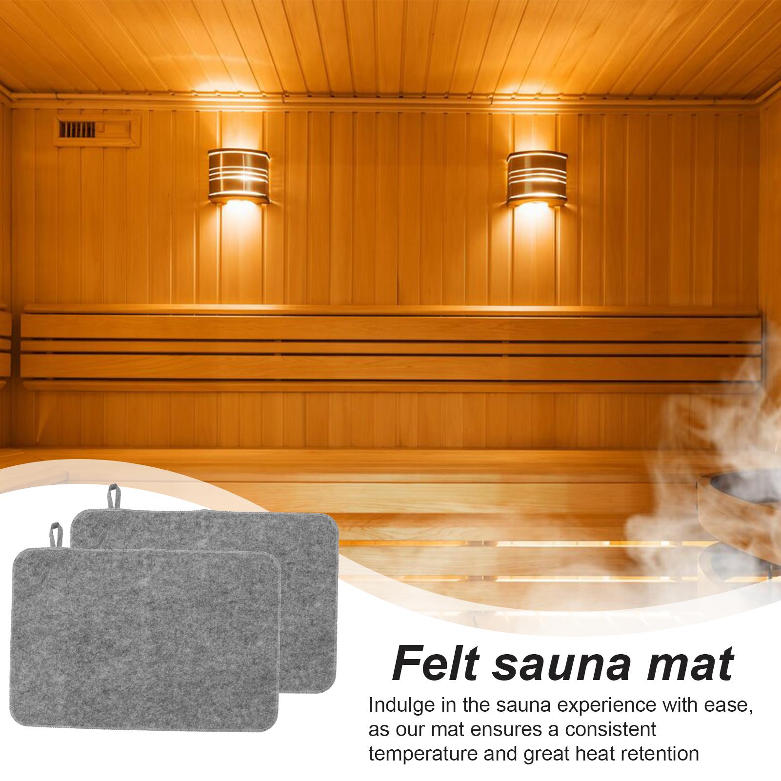 50x33cm Sauna Mat 2pcs Sauna S - Home Bathroom With Sauna recension och pris